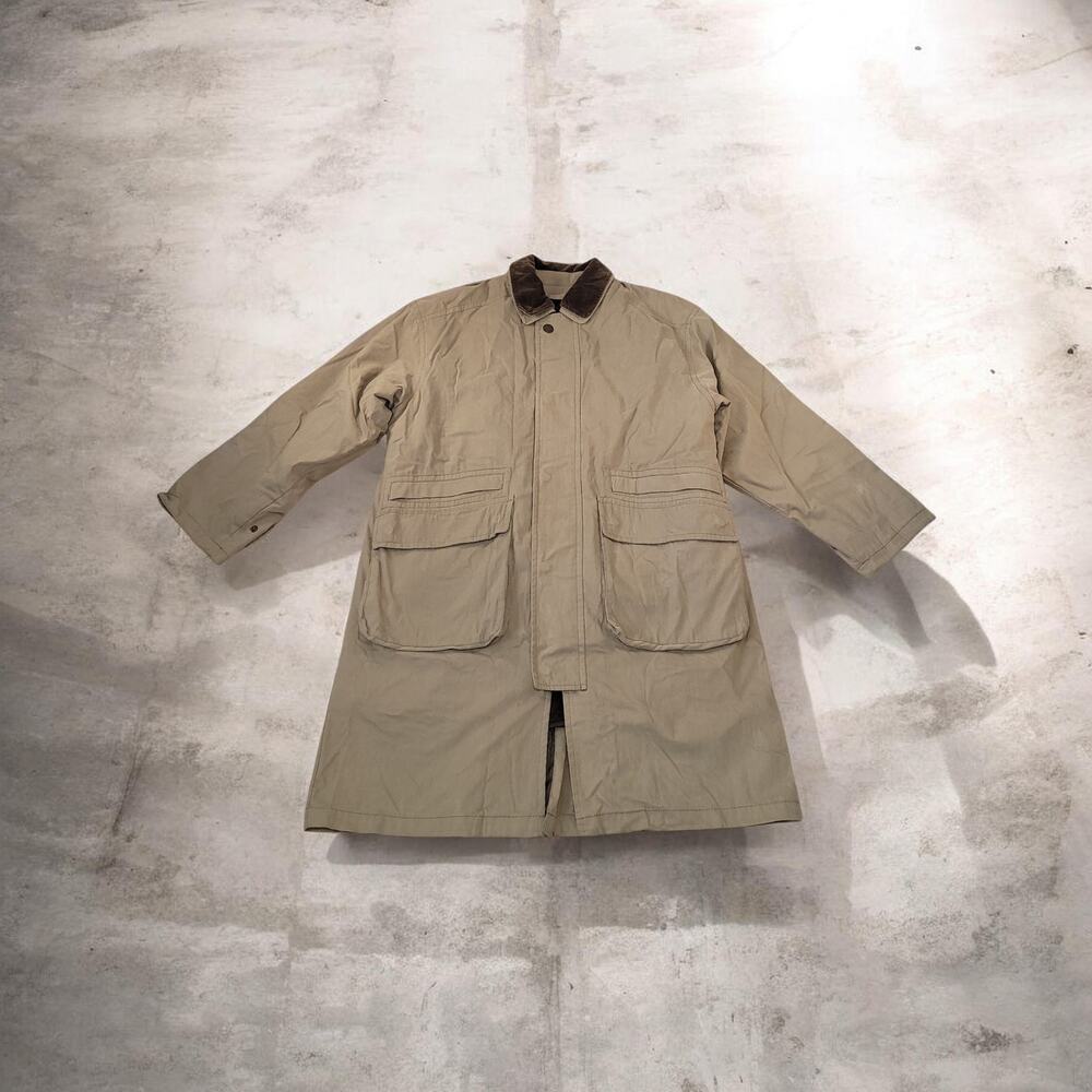 VTG London Fog Trench Coat Thinsulate Liner Khaki 42R Heritage Luxe Outerwear